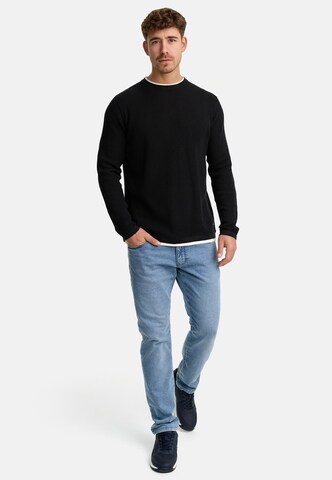 INDICODE JEANS Trui 'Villads' in Zwart