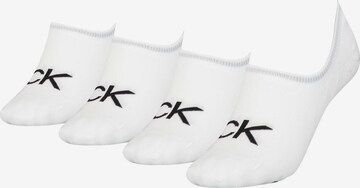 Calvin Klein Underwear Ankle Socks 'KRISTAL ECOM' in White: front