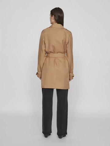 VILA Between-Seasons Coat in Brown