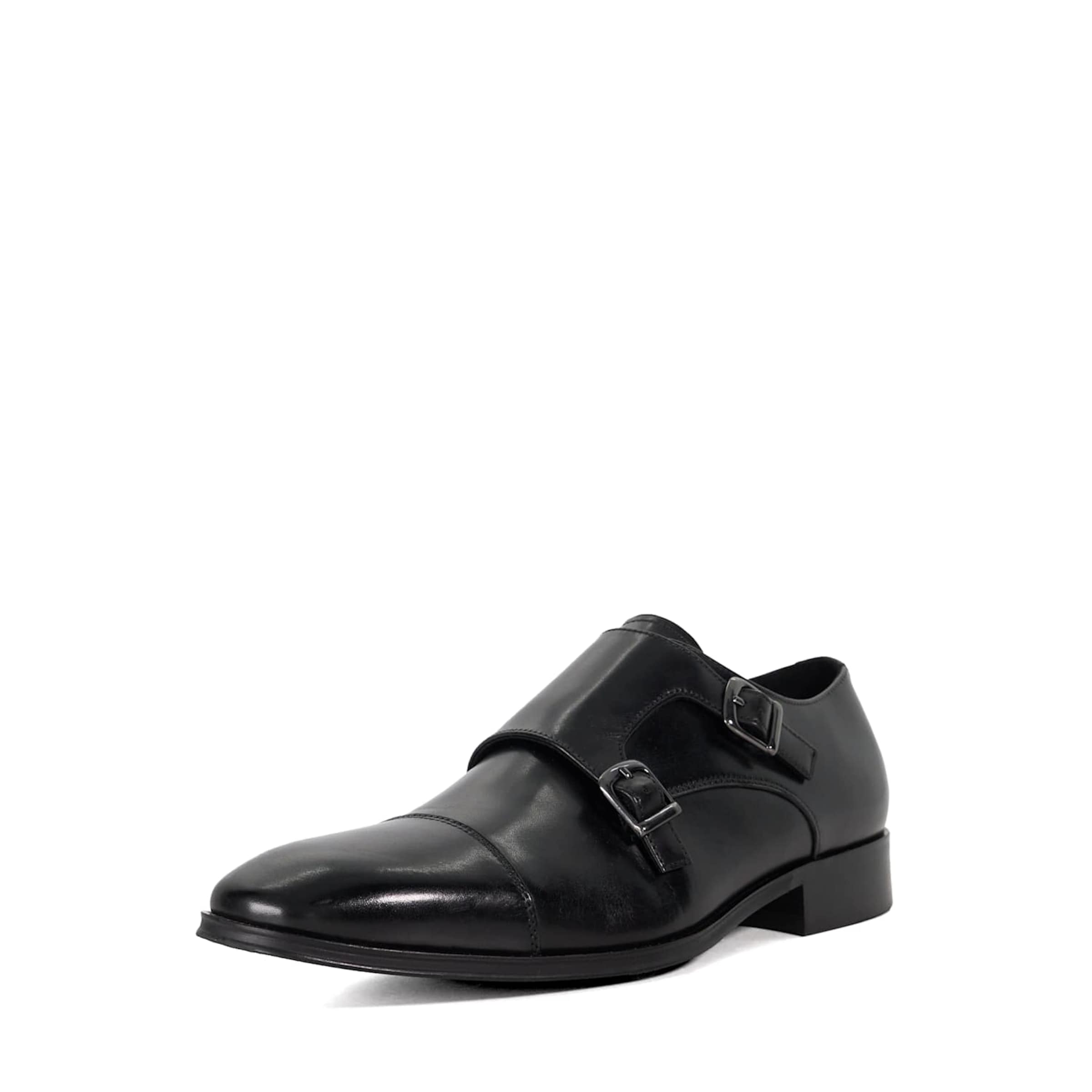Dune LONDON Schnürschuh 'Solutions' in Schwarz: Vorderseite