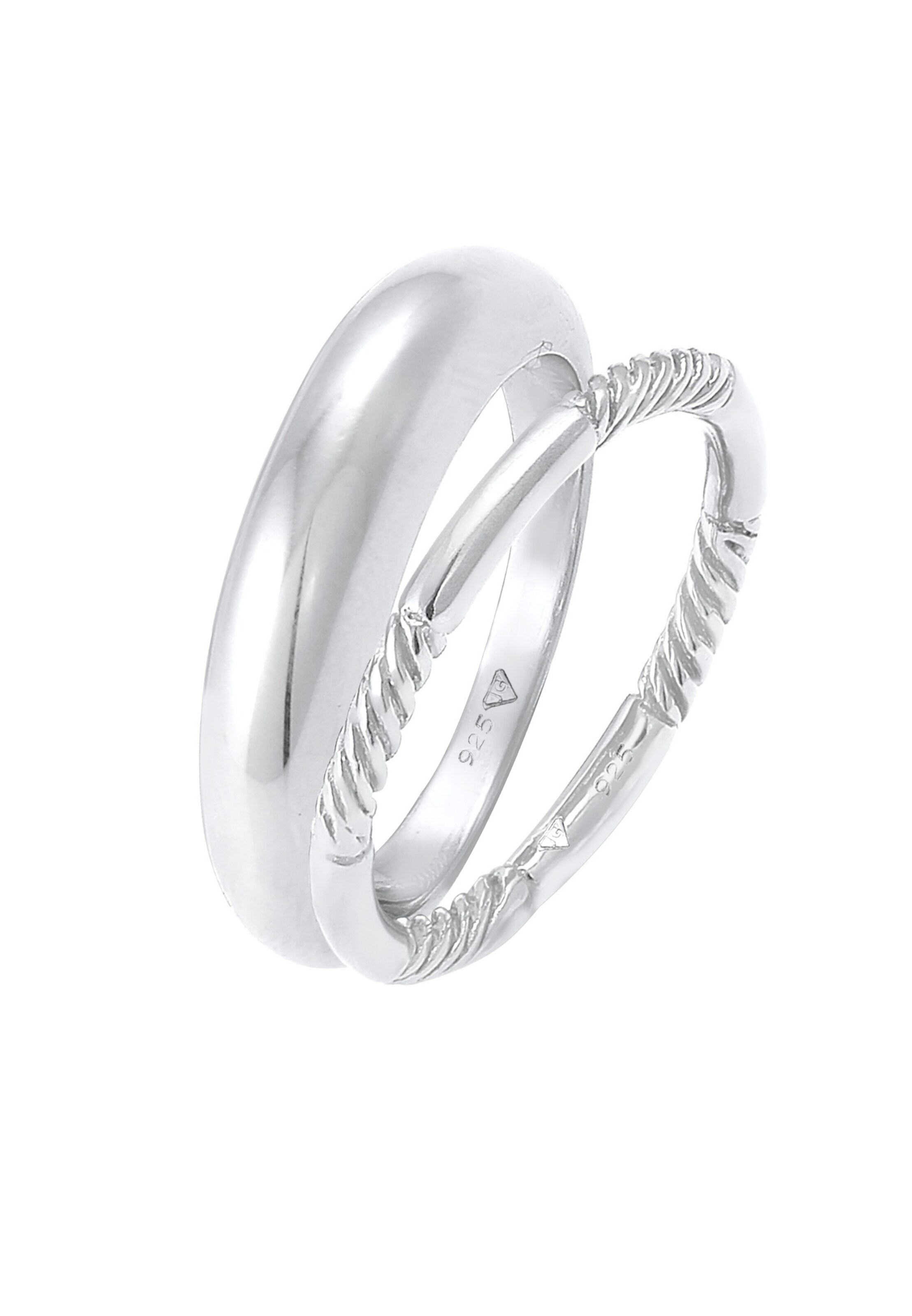 ELLI Ring in Silber: Vorderseite
