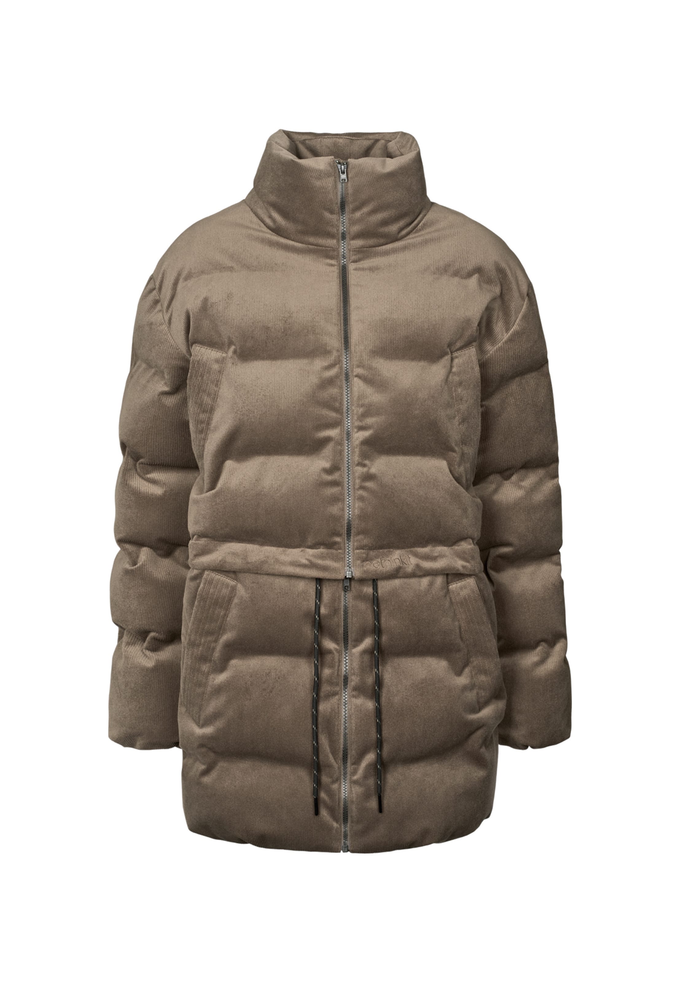 Veste d’hiver rethinkit studios en marron : devant