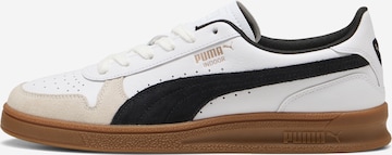 PUMA - Zapatillas deportivas bajas en blanco: frente