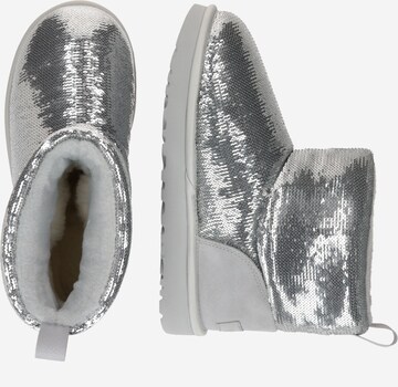 UGG Boots 'Classic Mini Mirror Ball' in Silber