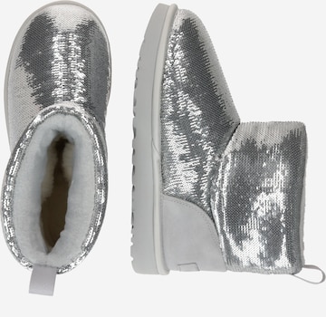 UGG Boots 'Classic Mini Mirror Ball' in Silber