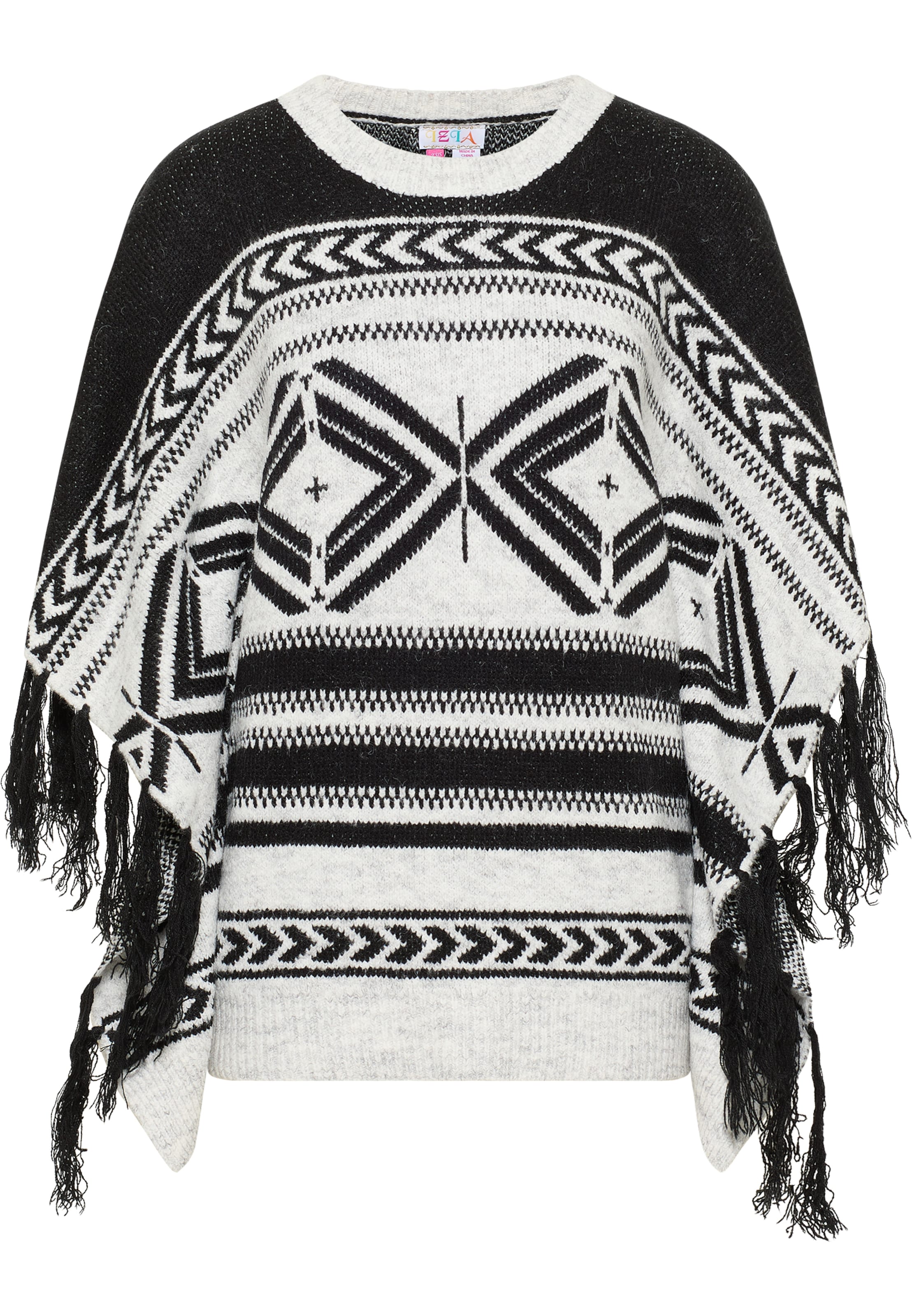 IZIA Пелерина в черно: отпред