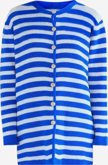 Touche Prive Strickjacke in blau / weiß, Produktansicht