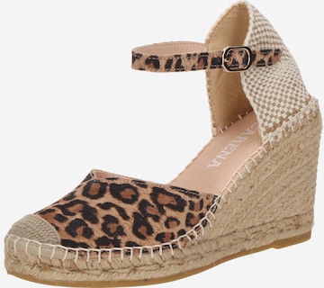 Sandales MACARENA en beige : devant