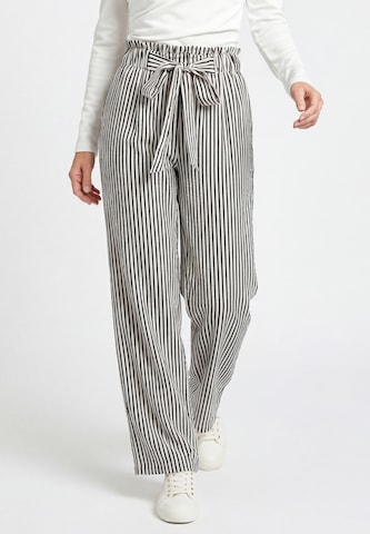 usha WHITE LABEL - Loosefit Pantalón en negro: frente