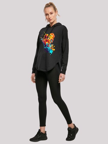 F4NT4STIC Sweatshirt 'Abstract player' in Black