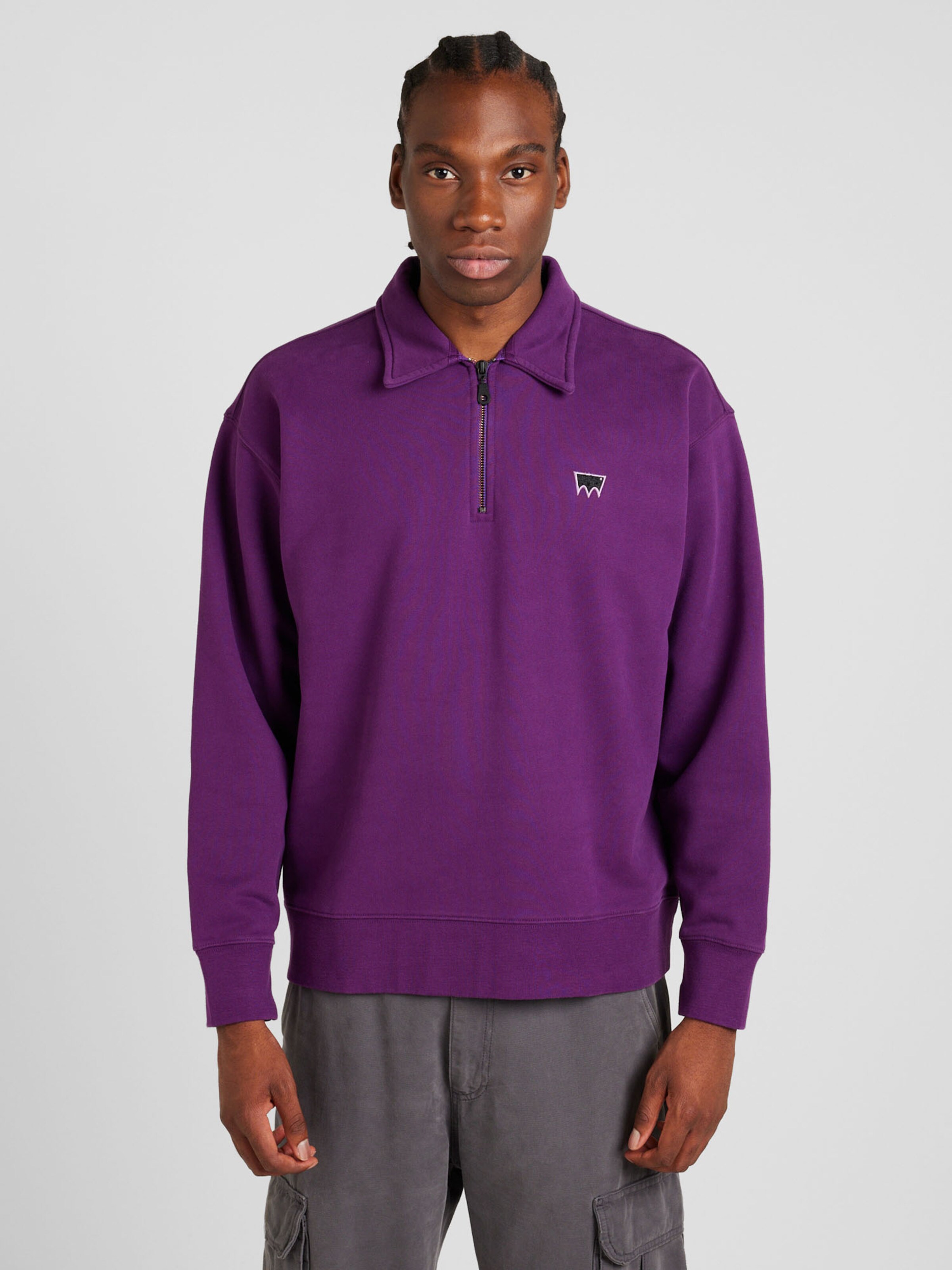 Levi's purple sweatshirt sale