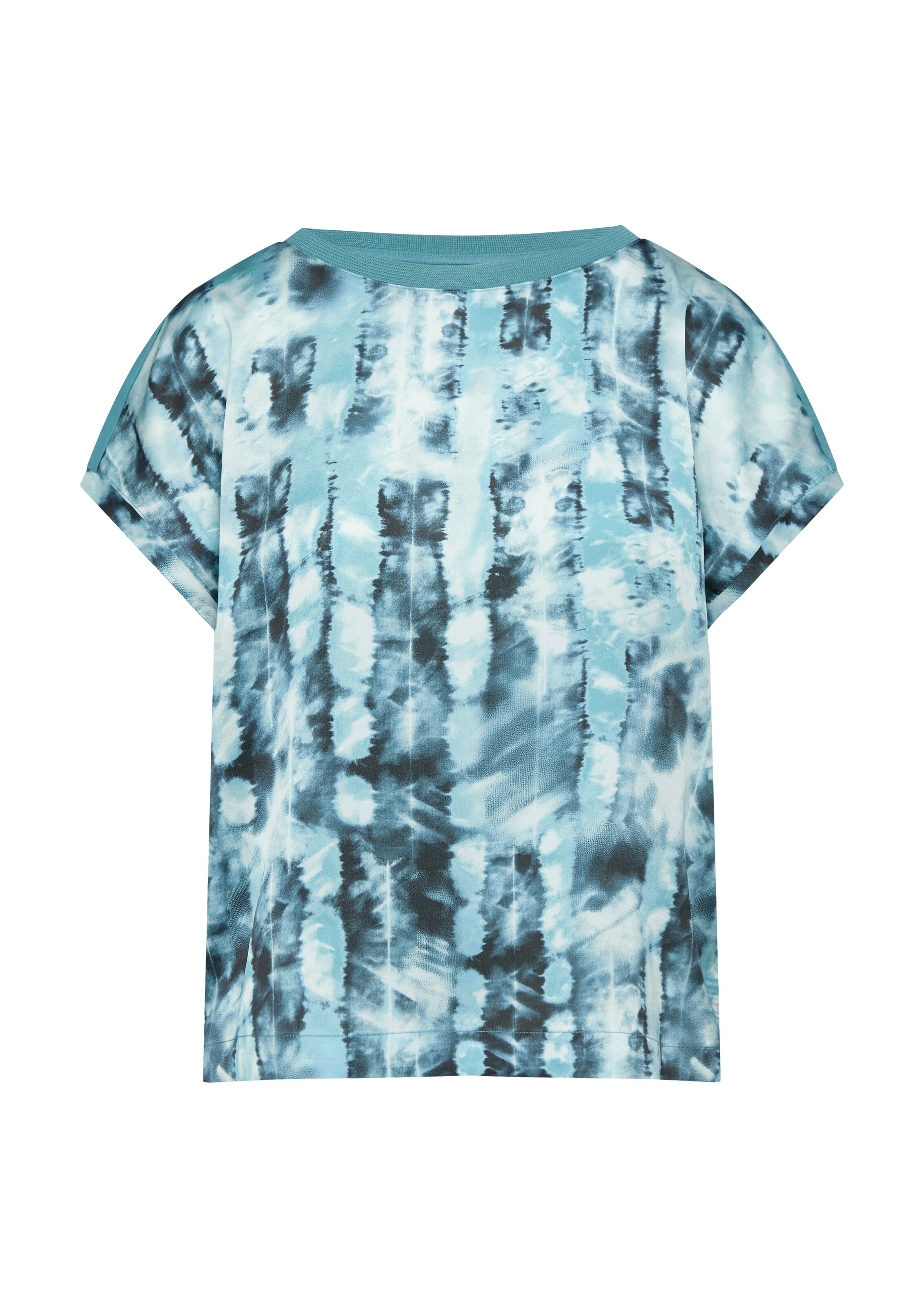 comma casual identity Shirt in Blauw: voorkant