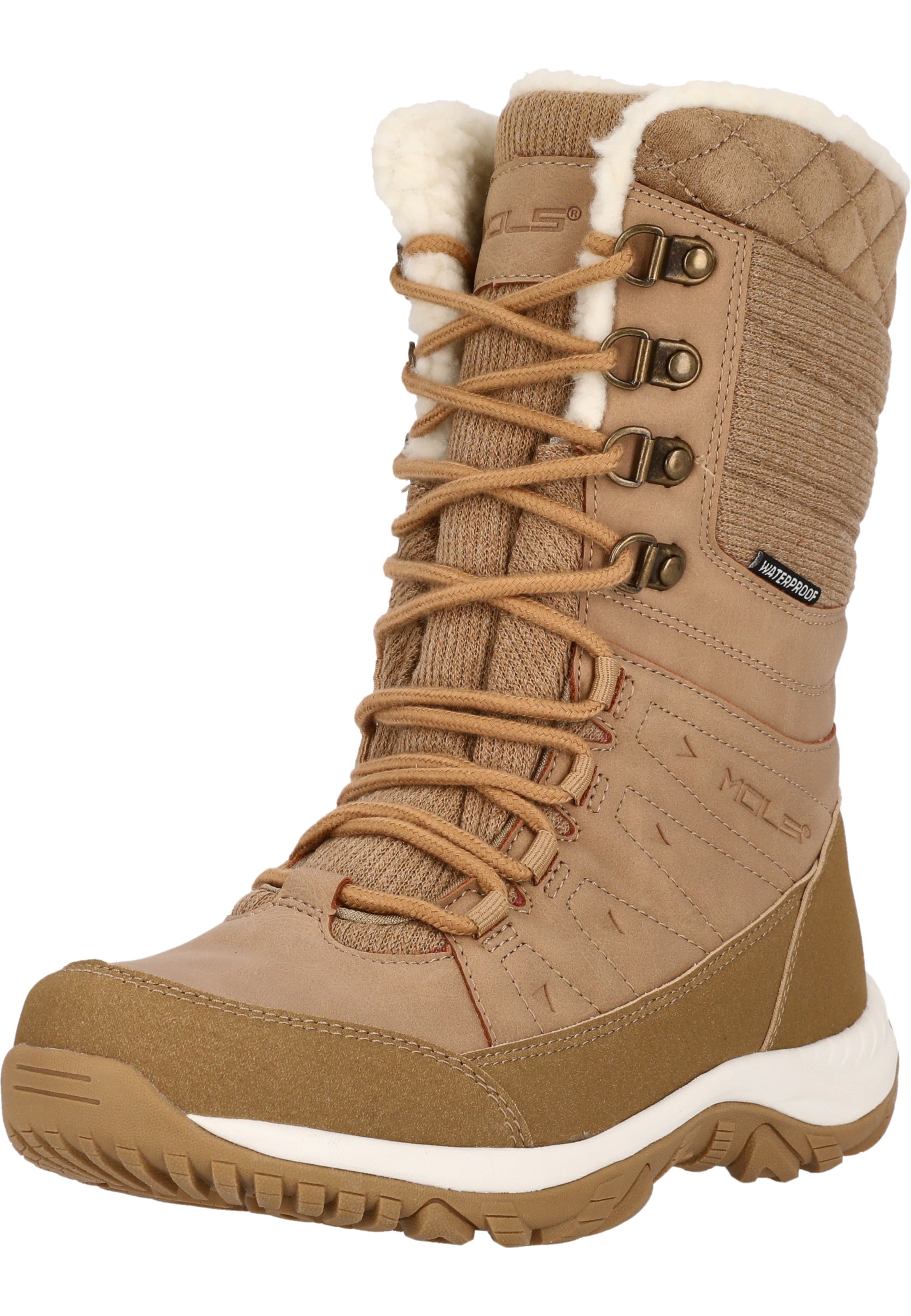 Mols Winterstiefel 'Bakan' in Beige: Vorderseite