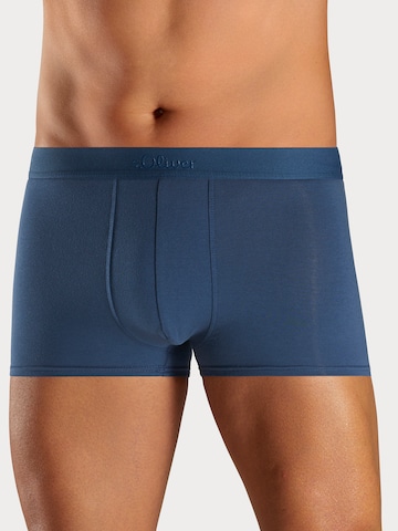 Boxers s.Oliver en bleu : devant