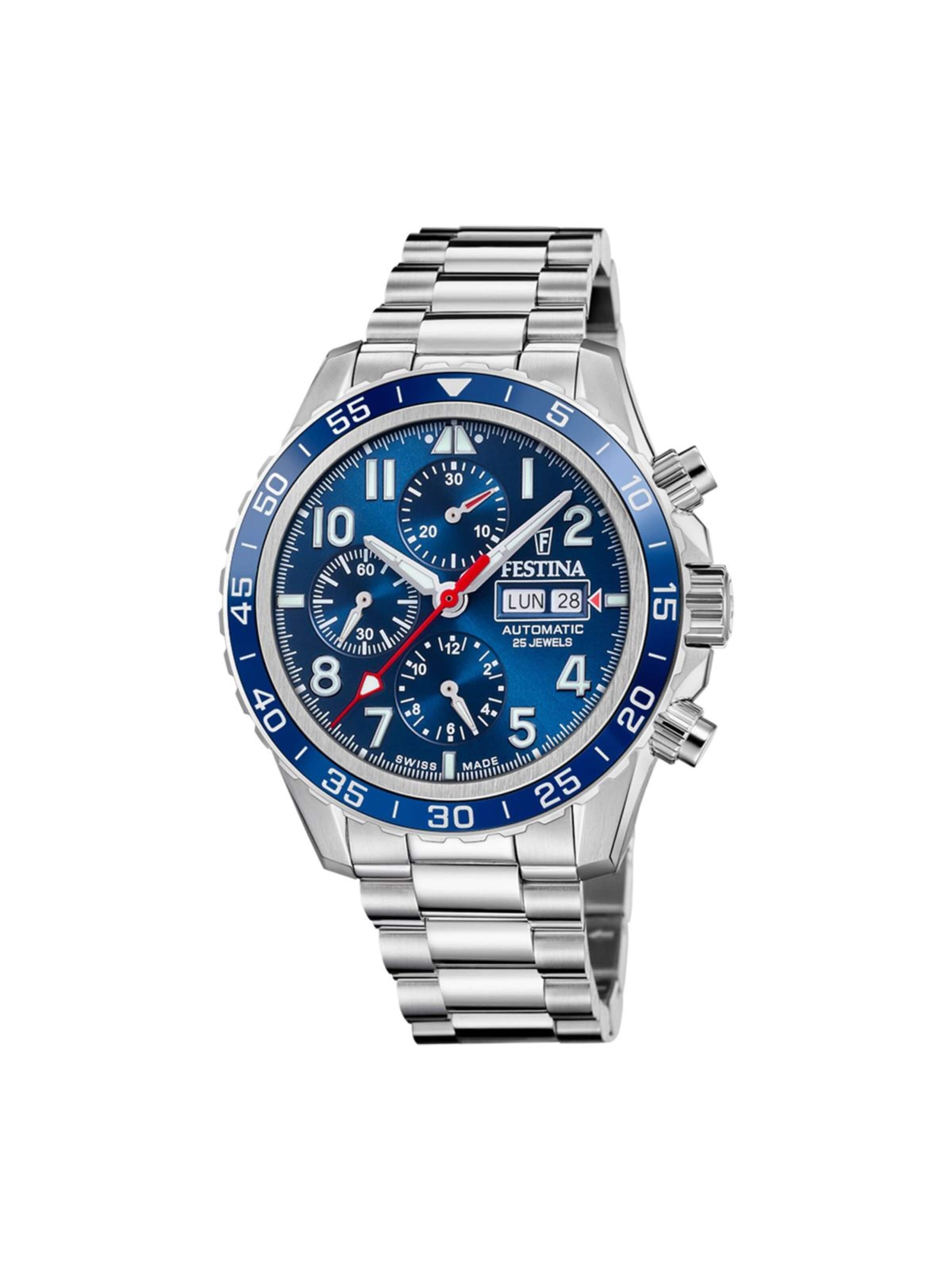 Montre à affichage analogique FESTINA en bleu : devant
