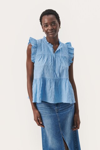 Part Two Bluse 'Gimaline' in Blau