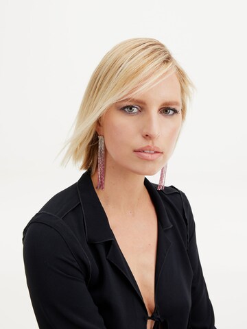 sudrabs Karolina Kurkova Originals Auskari 'Dita': no priekšpuses