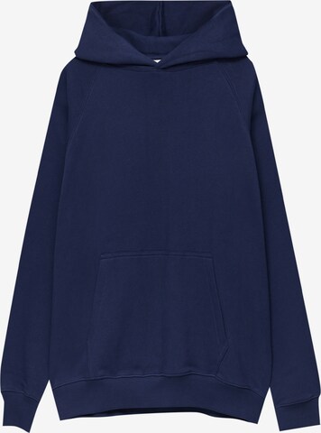 Pull&Bear Sweatshirt in Blauw: voorkant