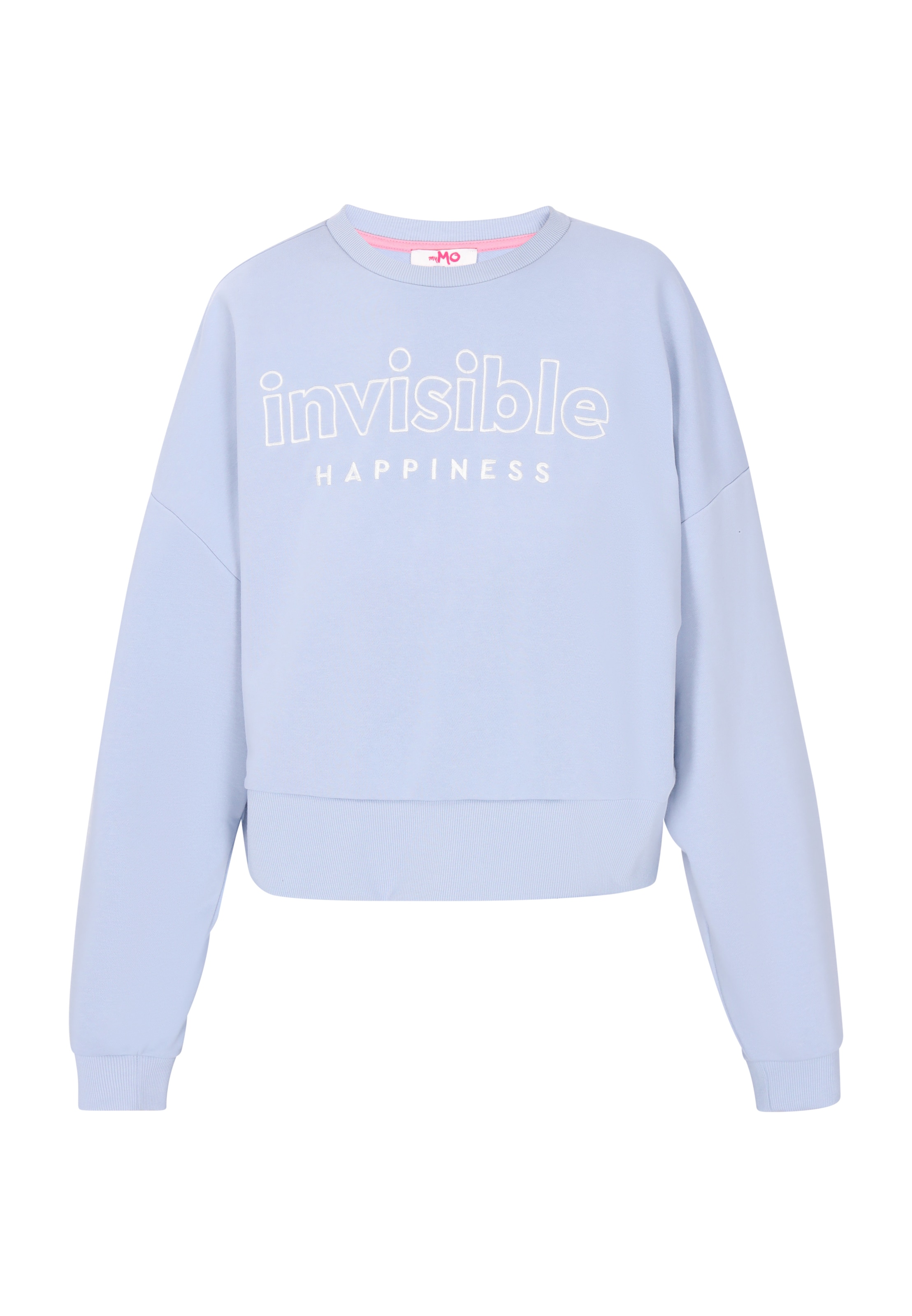Sweat-shirt 'Back to School' MYMO en bleu : devant