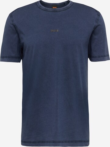 T-Shirt 'Tokks' BOSS en bleu : devant