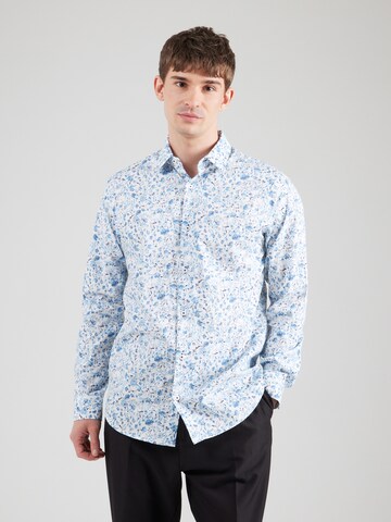 Jack & Jones Premium Regular fit Overhemd 'JPRBLABARNES' in Blauw: voorkant