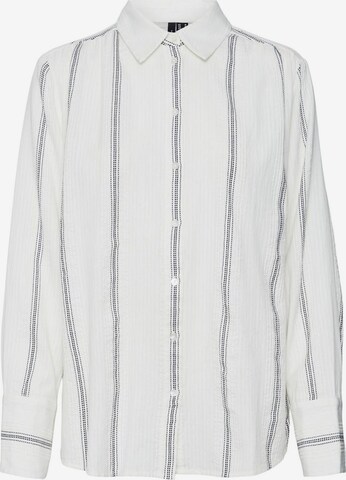 VERO MODA Bluse 'HERDIS ' i hvid: forside