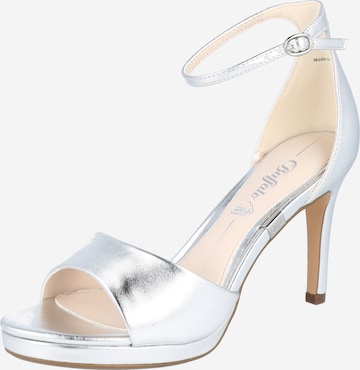 BUFFALO Sandals 'Ronja' in Silver: front
