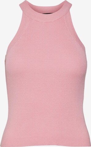 VERO MODA Knitted top 'Gold' in Pink: front