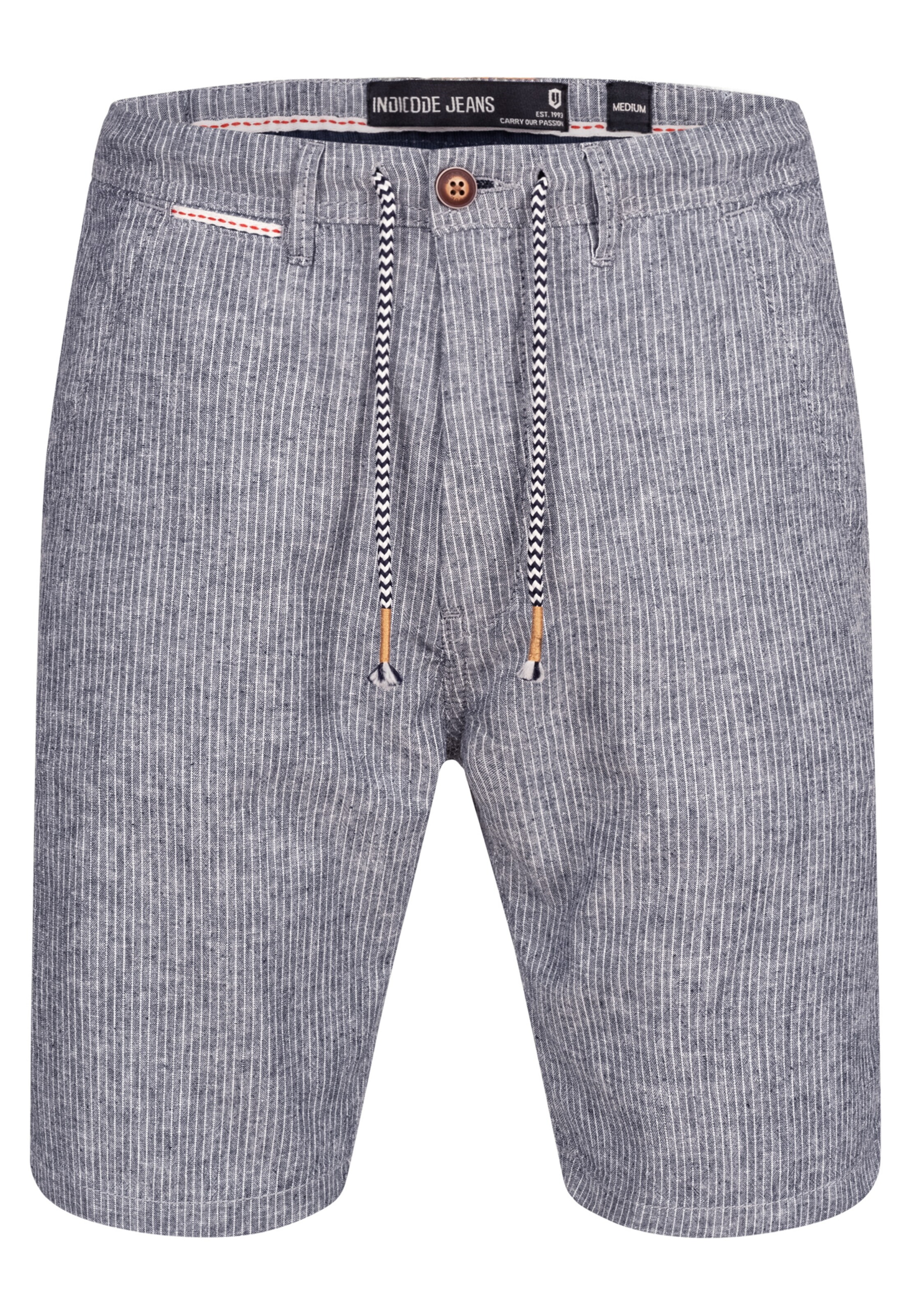 INDICODE JEANS Shorts in Blau: Vorderseite