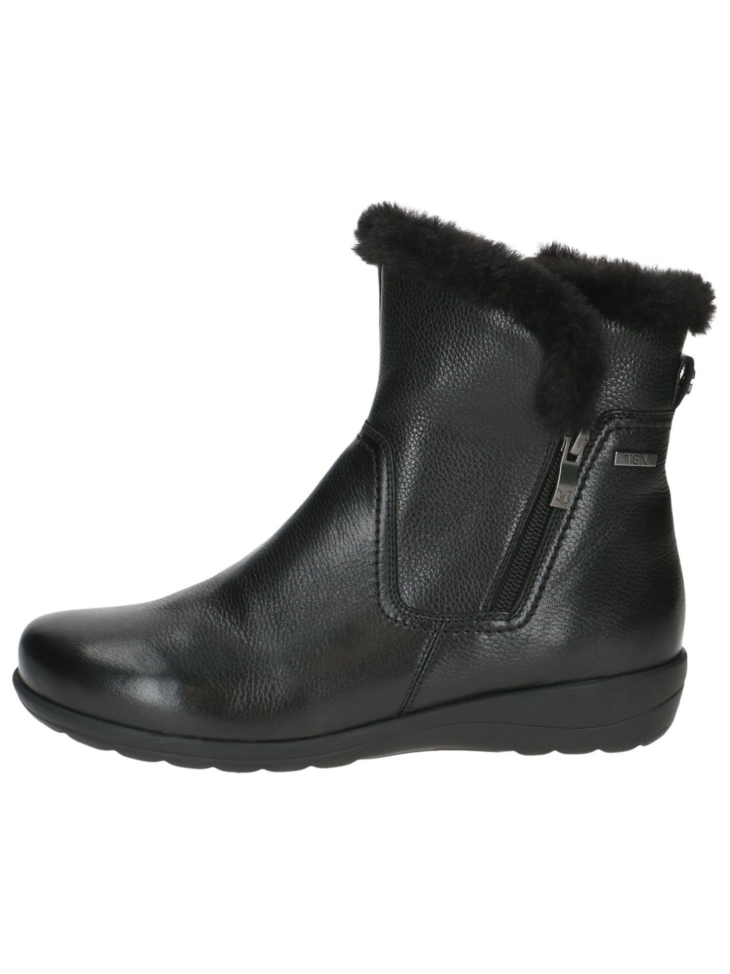 CAPRICE Ankle Boots in Black