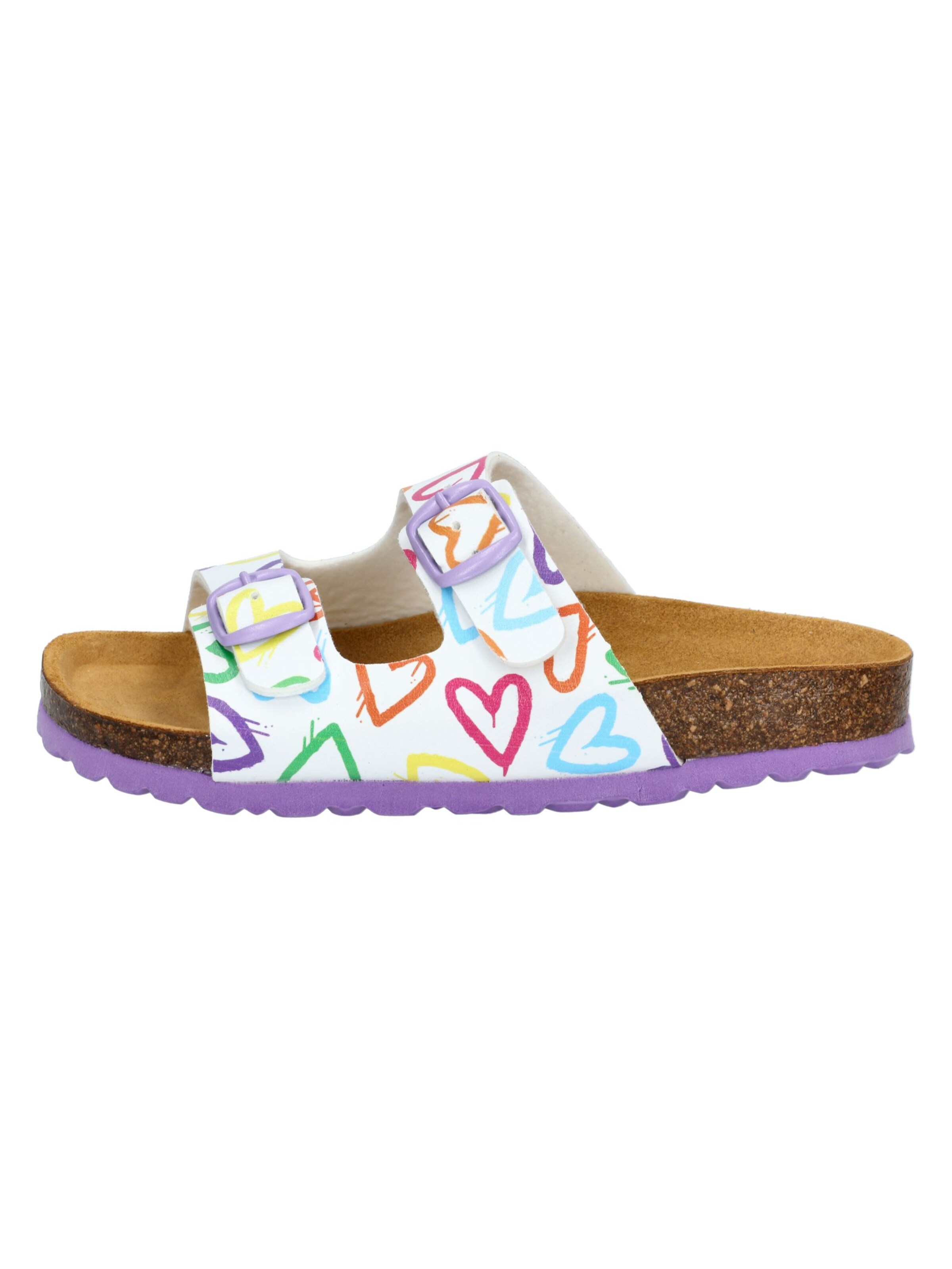 LICO Pantolette ' Bioline Heart ' in Weiß