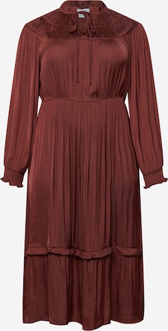 Guido Maria Kretschmer Curvy - Vestido 'Carin' em castanho: frente