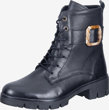 Comfortabel Stiefelette 'Stiefeletten' in Schwarz: Vorderseite