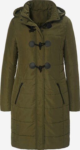 Emilia Lay Winter Coat in Green: front