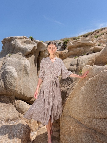 Pink Label Dress in Brown