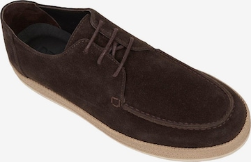 Desa Classic Flats 'Lässige Spitze' in Brown: front