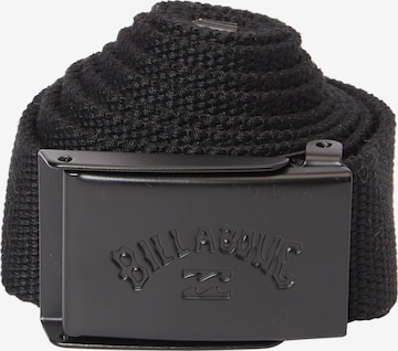 Ceinture BILLABONG en noir : devant