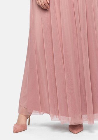 Robe de soirée SHEEGO en rose