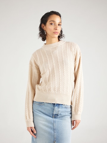 JDY Sweater 'ATENA LIFE' in Beige: front