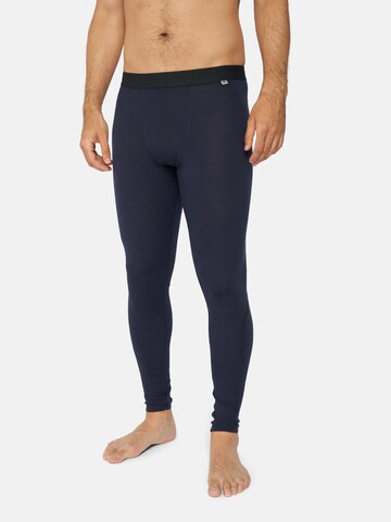 DANISH ENDURANCE Regular Functionele broek 'Merino' in Blauw: voorkant