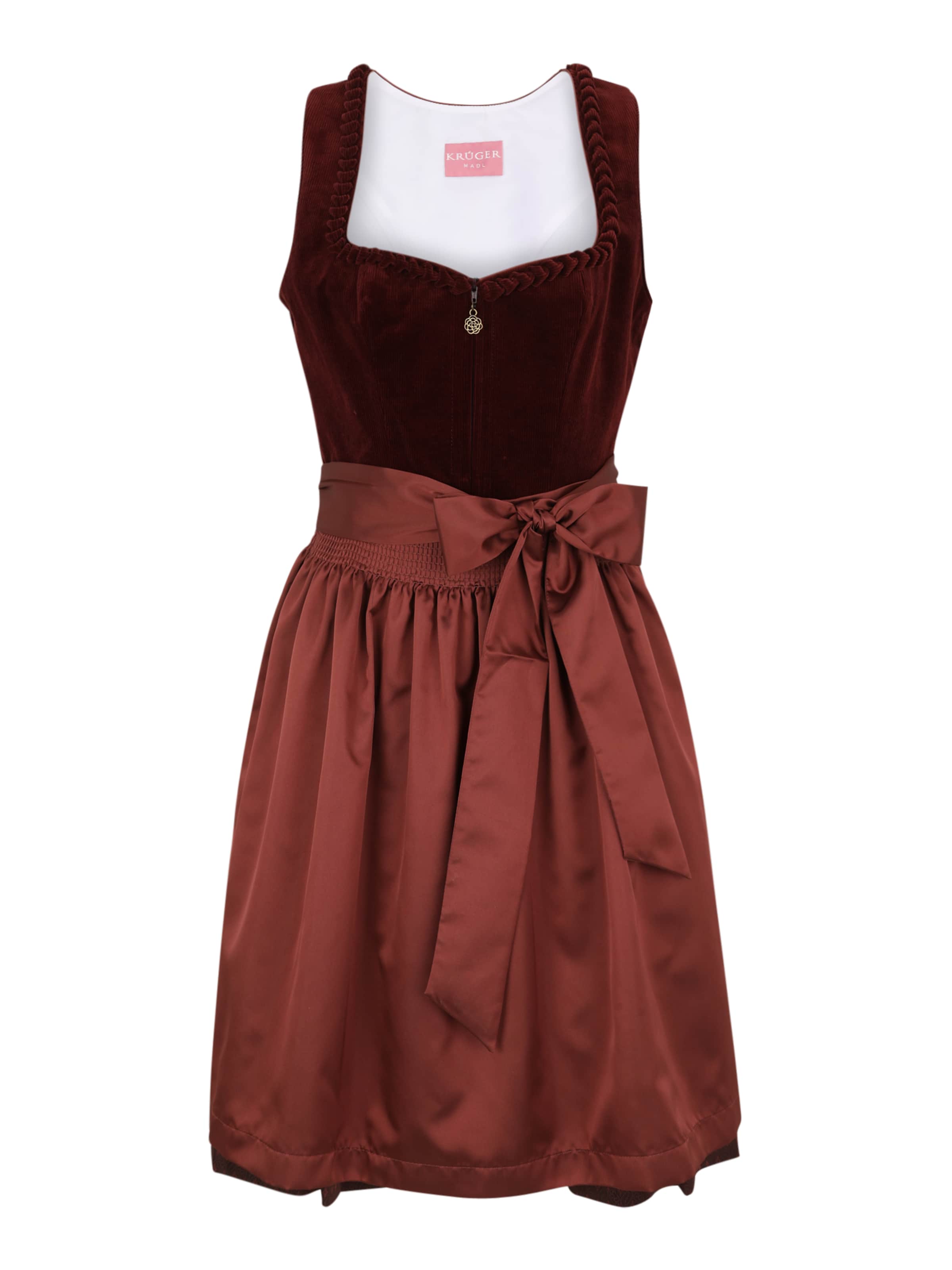 Krüger Madl Dirndl in Red: front