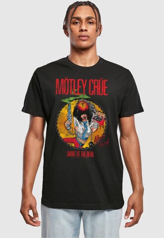 Merchcode T-Shirt 'Motley Crue - Allister Fiend SATD' in Schwarz: Vorderseite