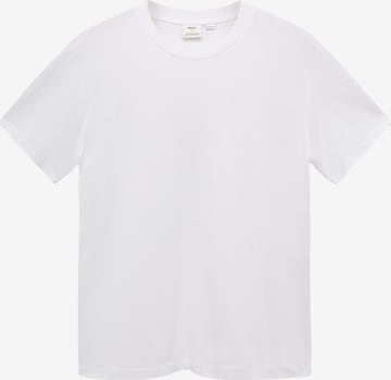 MANGO MAN Shirt 'BELLOW' in White: front