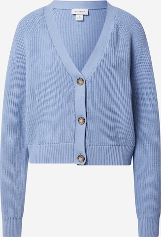 Monki Knit Cardigan in Blue: front