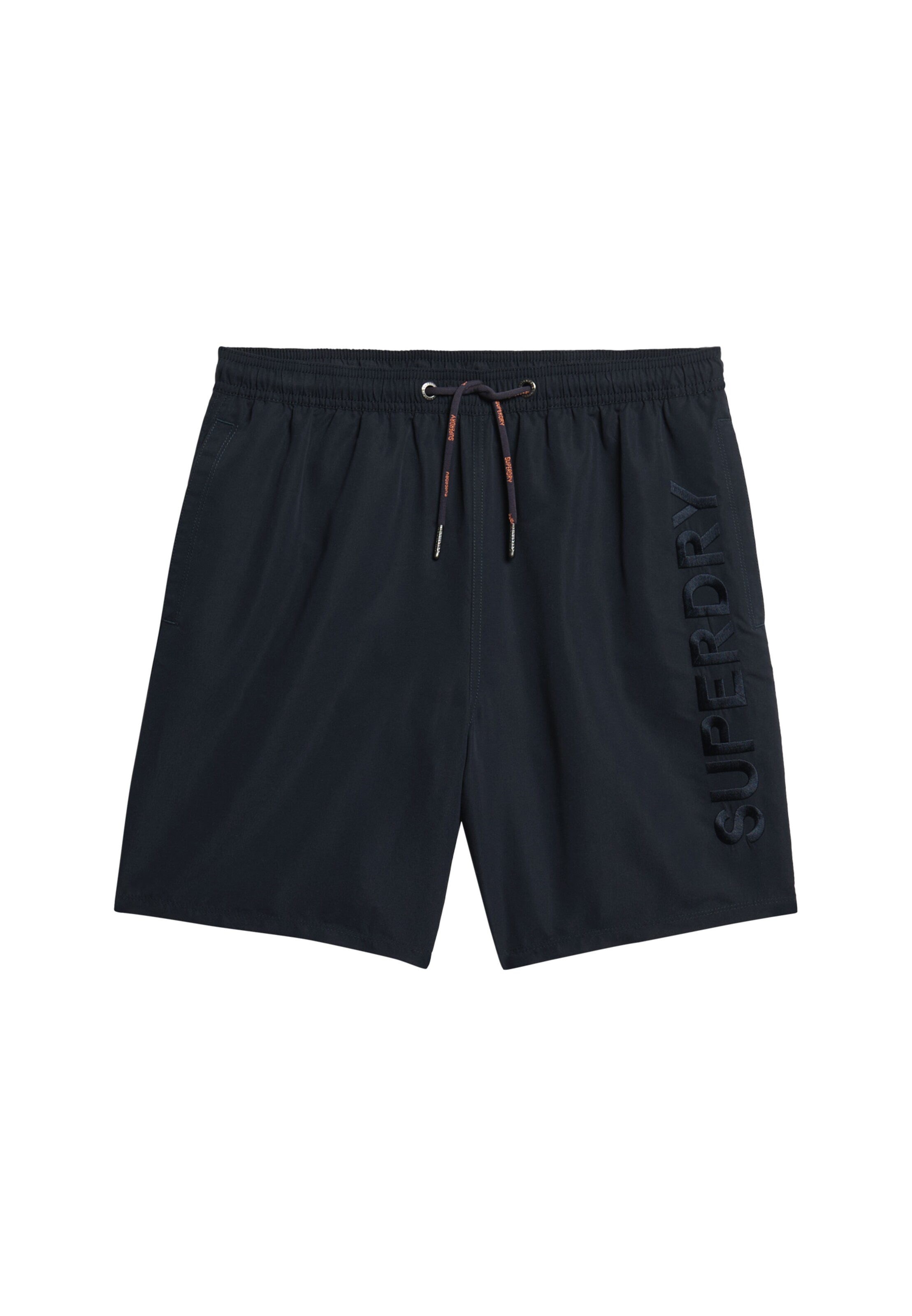 Shorts de bain Superdry en noir : devant