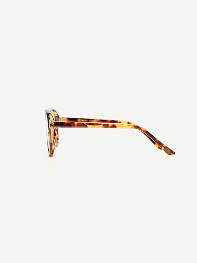 Ochelari de soare Bershka pe maro închis / galben / portocaliu homar, Vizualizare produs