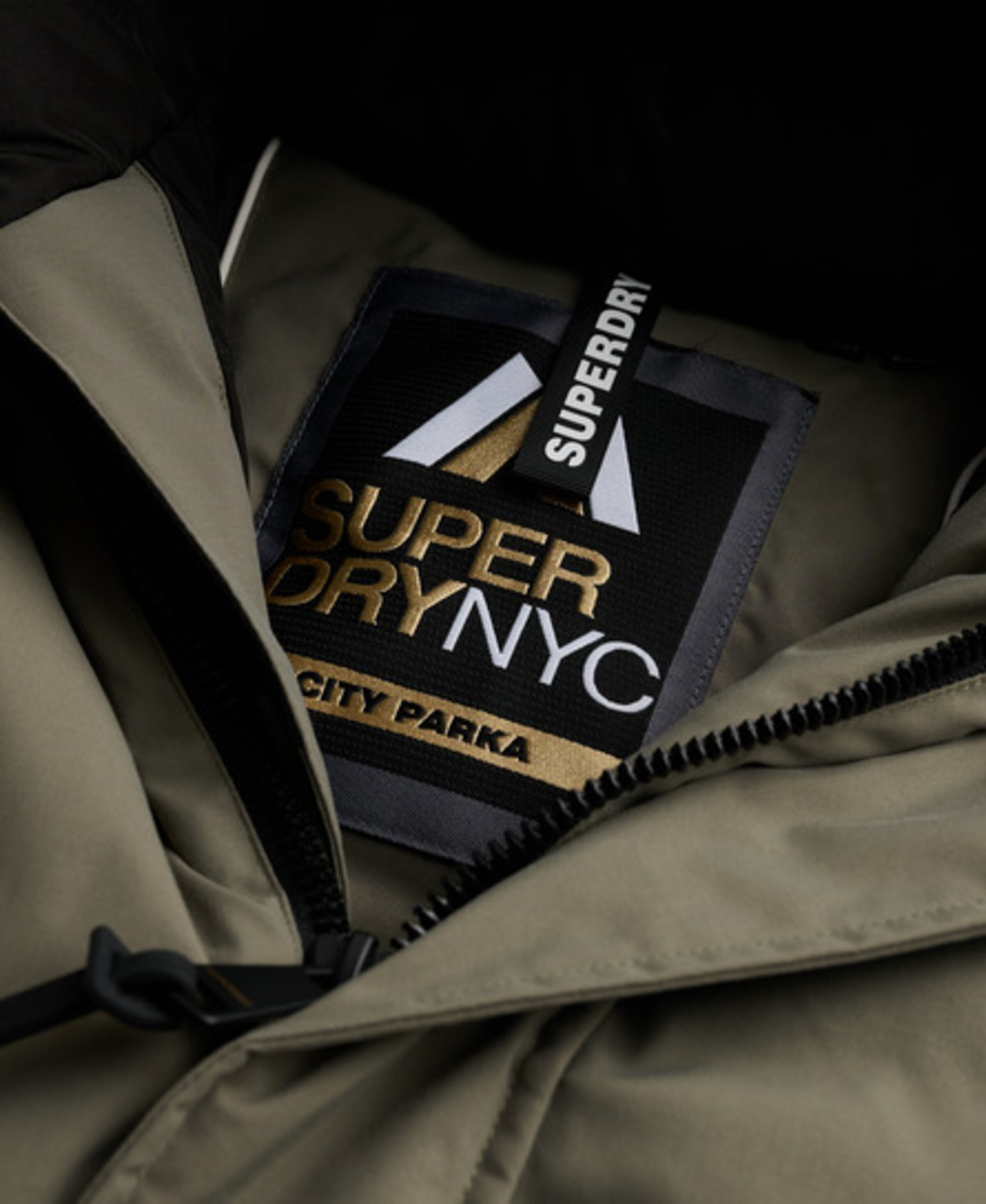 Superdry & Co Vinterjakke 'City' i grøn