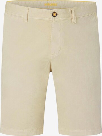 REDPOINT Regular Chino Pants in Beige: front