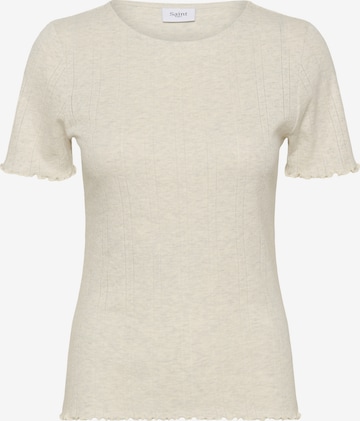 SAINT TROPEZ Shirts i beige: forside
