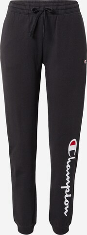 Champion Authentic Athletic Apparel Zúžený Kalhoty – černá: přední strana